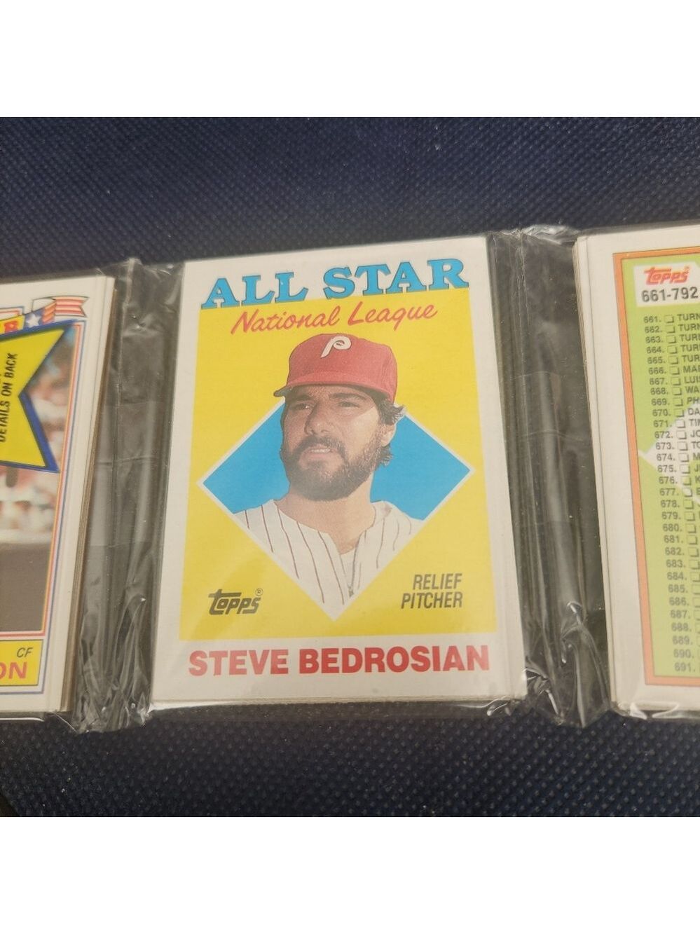 NIB 1988 Topps Baseball 42 Card Rack Pack Factory Sealed 1 Random Pack - Picture 5 of 6